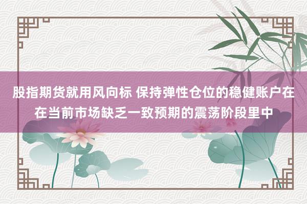 股指期货就用风向标 保持弹性仓位的稳健账户在在当前市场缺乏一致预期的震荡阶段里中