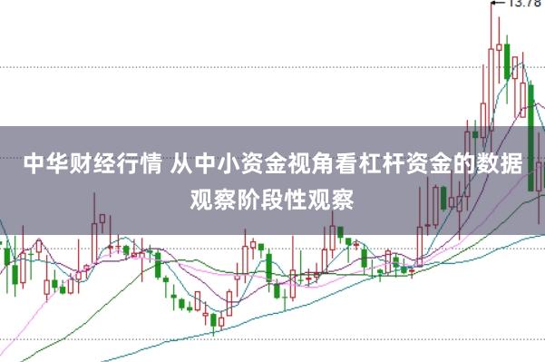 中华财经行情 从中小资金视角看杠杆资金的数据观察阶段性观察
